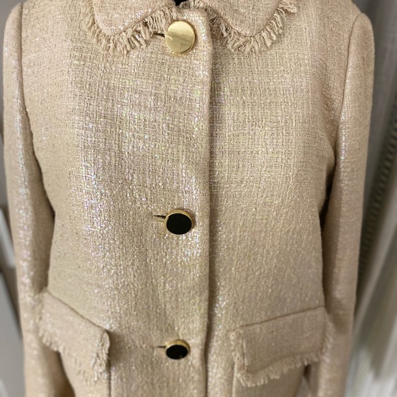 Kate Spade Pink Metallic Blazer - Picture 6 of 8